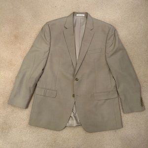 Chaps Beige Sports Coat Blazer Size 44R